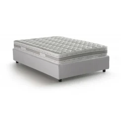 Letto piazza e mezza Atar, con materasso Cm 120x190 incluso, Bianco