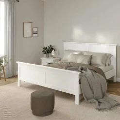 Letto piazza e mezza Faxai, 179x211 h110 cm, Bianco