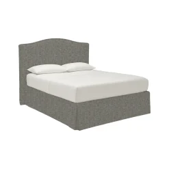 Letto Piazza e Mezza Grigio Cenere Sfoderabile Contenitore, Dimensione Materasso 120x190 cm - Lavagna