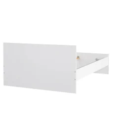 Letto piazza e mezza Gustava, 146x197 h80 cm, Bianco