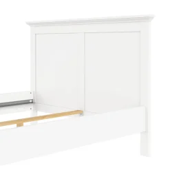 Letto piazza e mezza Phanfone, 158x201 h110 cm, Grigio