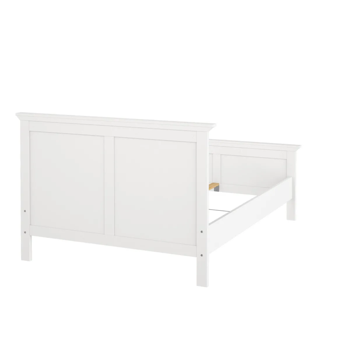 Letto piazza e mezza Umbert, 158x211 h110 cm, Bianco