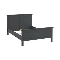 Letto piazza e mezza Umbert, 211x158 h110 cm, Grigio