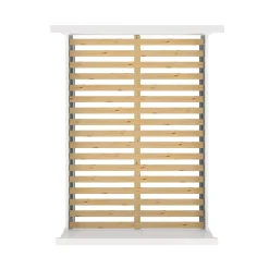 Letto singolo bianco 158x210cm rete inclusa - Clan