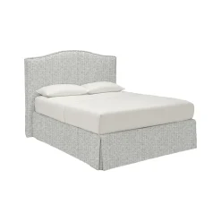 Letto Singolo Grigio Chiaro Sfoderabile Contenitore, Dimensione Materasso 90x190 cm - Orvieto