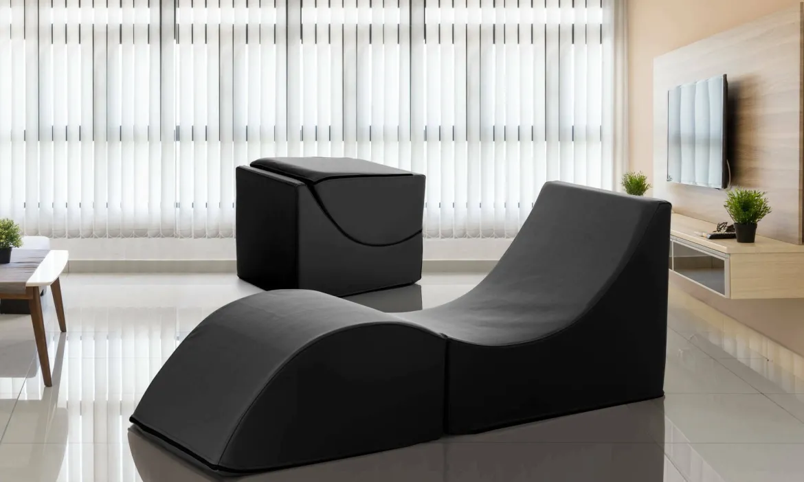 Letto singolo pieghevole design 130x50cm nero - Arbil