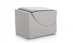 Letto singolo pieghevole 130x50cm bianco - Arbil
