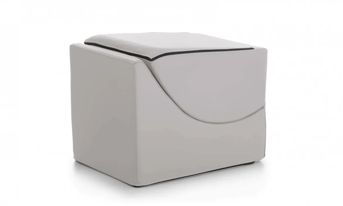 Letto singolo pieghevole 130x50cm bianco - Arbil