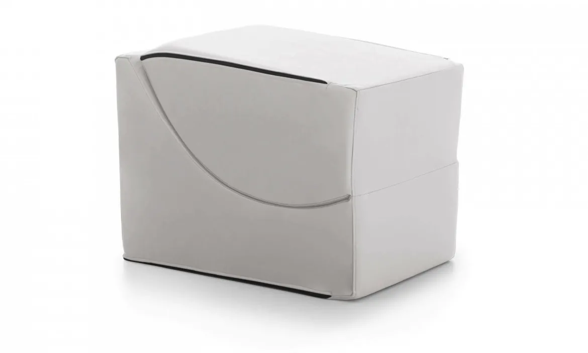 Letto singolo pieghevole 130x50cm bianco - Arbil