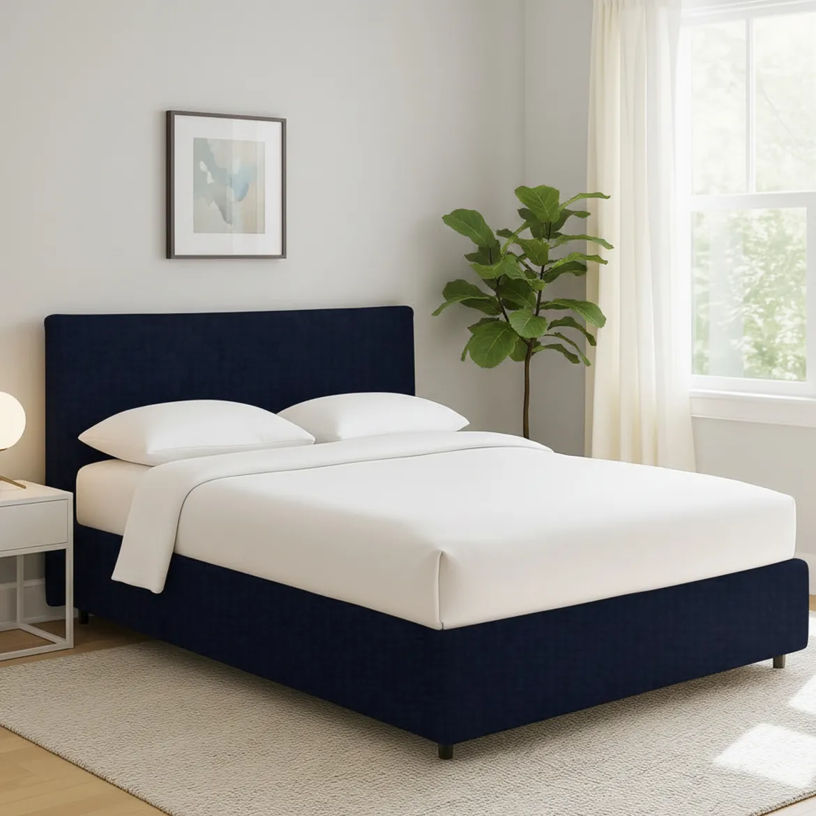 Letto Singolo Viola Scuro Sfoderabile Contenitore, Dimensione Materasso 90x200 cm - Cerzeto