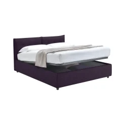 Letto Singolo Viola Sfoderabile Contenitore, Dimensione Materasso 90x200 cm - Nocara