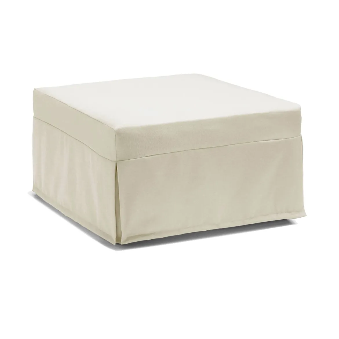 Letto una piazza pieghevole 80x80cm panna - Abak