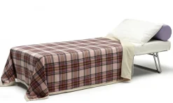 Letto una piazza pieghevole 80x80cm panna - Abak