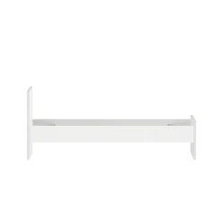 Letto un posto bianco 96x196cm adatto per materasso 90x190 cm - Assar