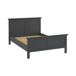Letto un posto grigio 158x210cm rete inclusa - Clan