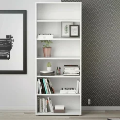 Libreria alta bianca 89x221h cm - Armon
