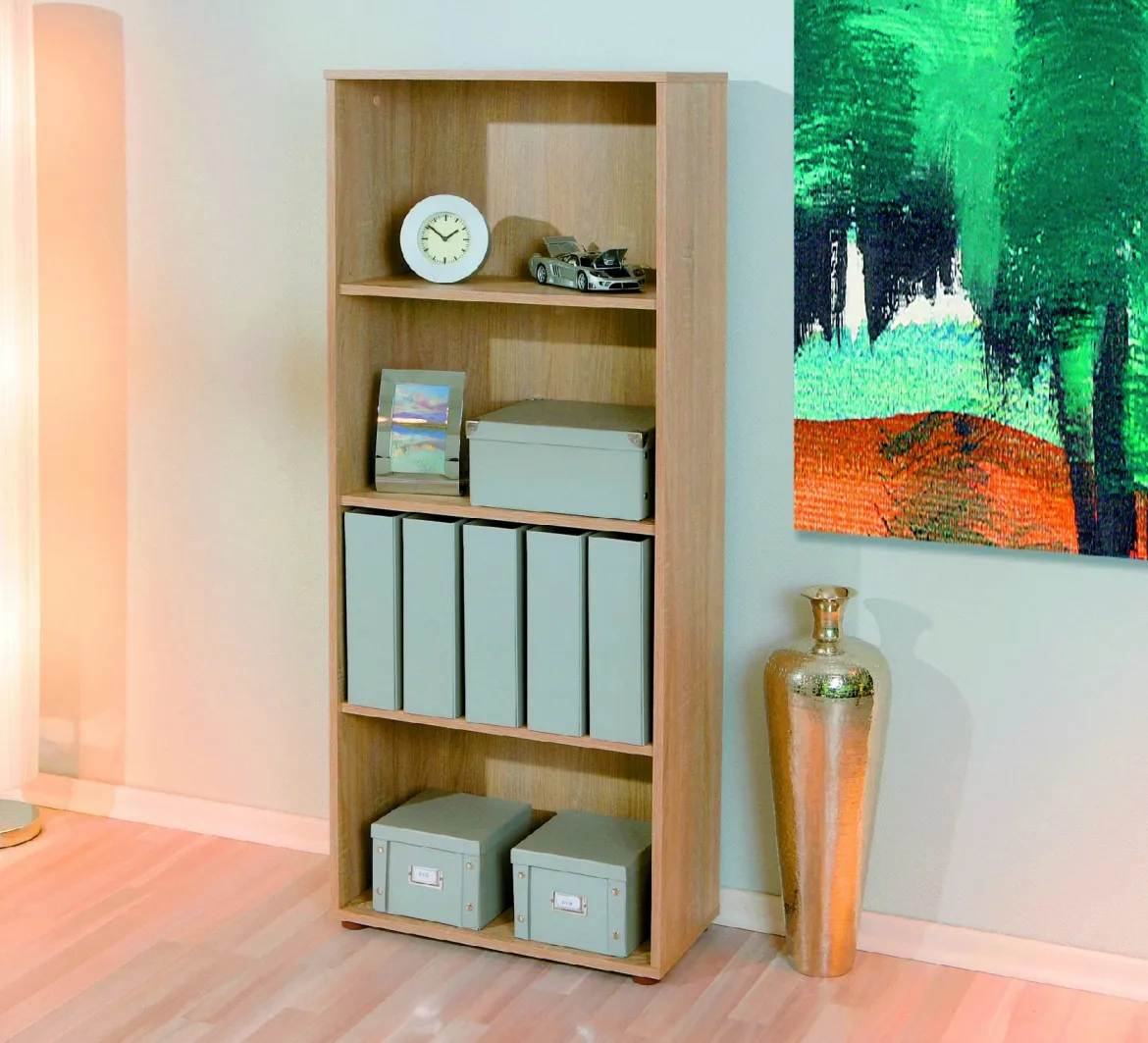Libreria Beige 60x30x145h cm, - Jovencan