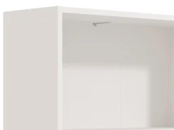 Libreria Bianco Opaco 4 Ripiani Installazione a Terra 70x24.5x176.5h cm, Sfumatura Colore Struttura Opaco - Urgnano
