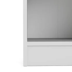 Libreria chic bianca 40x203h cm - Greg