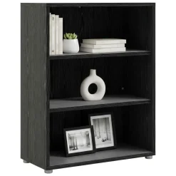 Libreria chic nera 89x113h cm - Aziza