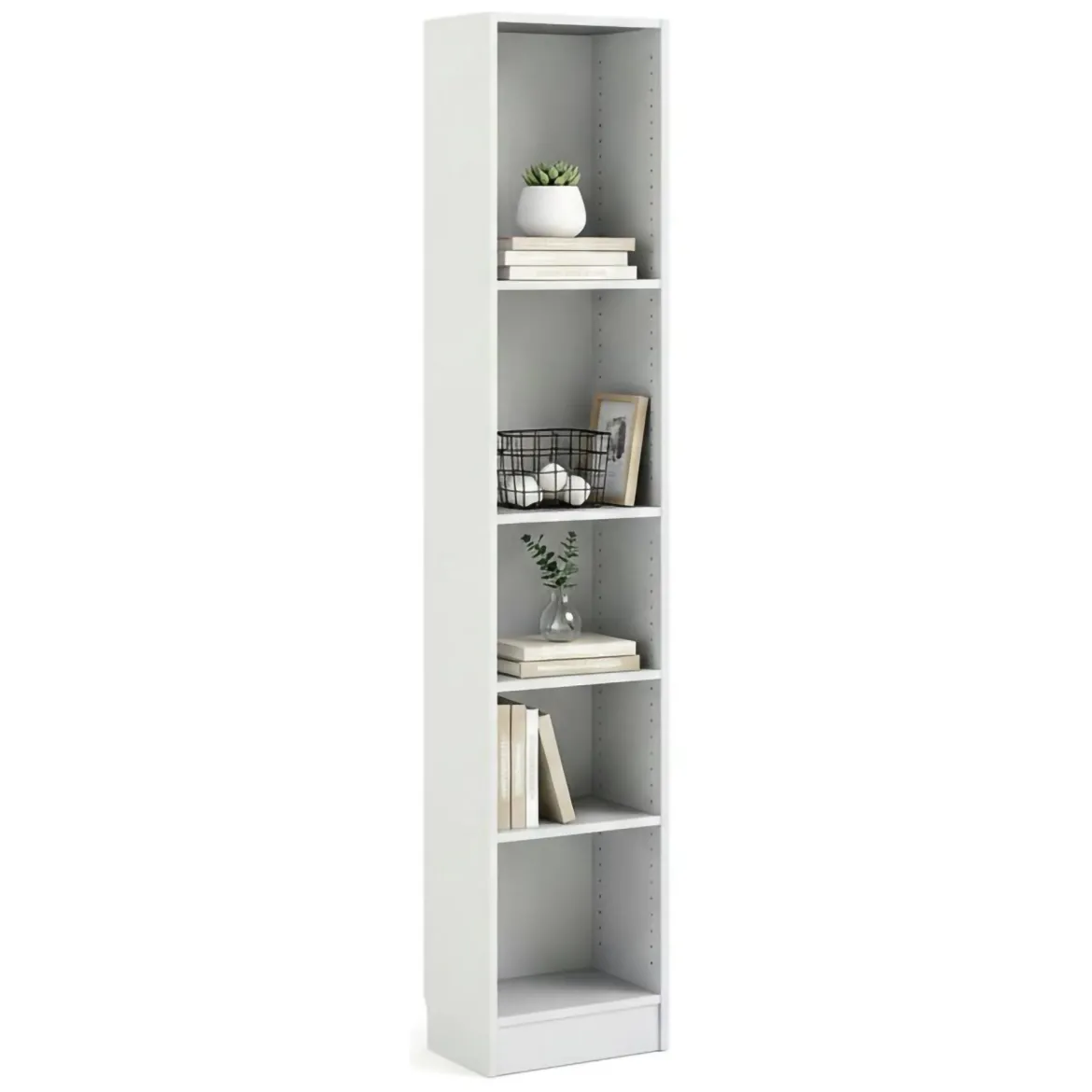 Libreria colonna bianca 40x203h cm - Albregio