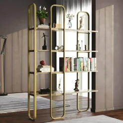 Libreria design oro 125x180h cm - Angylla