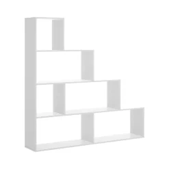 Libreria divisoria bianca lucida 145x145h cm - Apofi