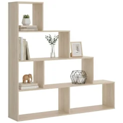Libreria divisoria rovere 145x145h cm - Apofi