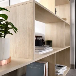 Libreria divisoria rovere 145x145h cm - Apofi