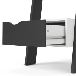 Libreria elegante bianca e nera 55x180h cm - Acascia