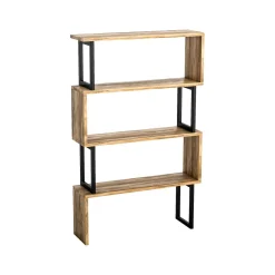 Libreria elegante noce 80x128h cm - Haruto