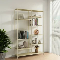Libreria elegante panna 120x188h cm - Dorgali