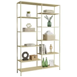 Libreria elegante panna 120x188h cm - Dorgali