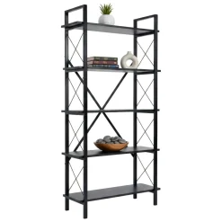 Libreria fissa nera 90x180h cm - Suriel