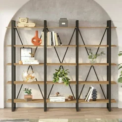Libreria larga quercia 219x180h cm - Altano