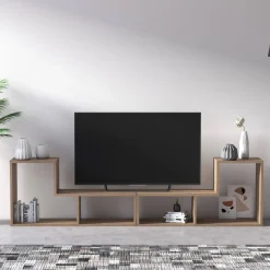 Libreria Marrone Quercia 4 Ripiani Portata Ripiani 5 130x50x25h cm, Sfumatura Colore Struttura Quercia