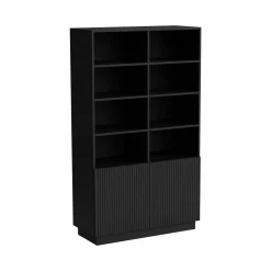 Libreria Miniato, 172x40 h100 cm, Nero