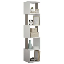 Libreria moderna bianca e tortora 35x161h cm - Nada