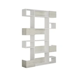 Libreria moderna bianca 120x171h cm - Sally