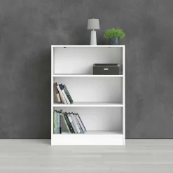 Libreria moderna bianca 79x166h cm - Erin