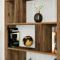 Libreria moderna noce 90x180h cm - Karl