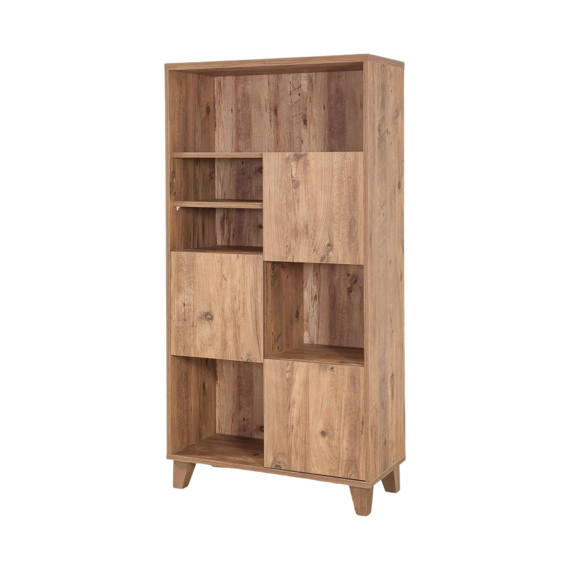 Libreria moderna quercia 80x155h cm - Yasmin