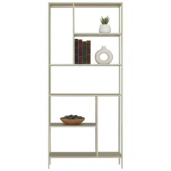 Libreria rialzata da terra panna 80x188h cm - Cenadi