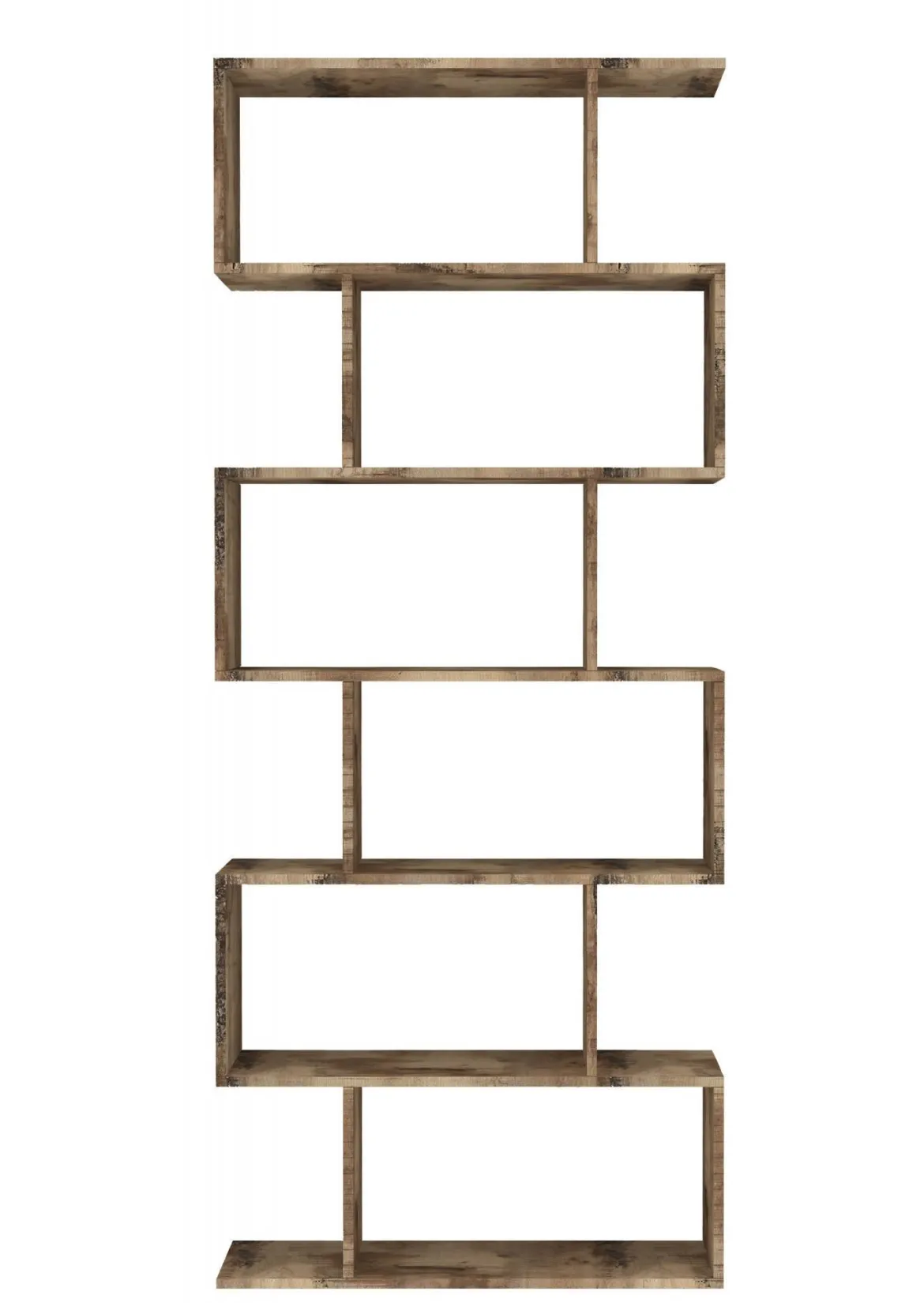 Libreria 5 ripiani acero 80x192h cm - Alowha