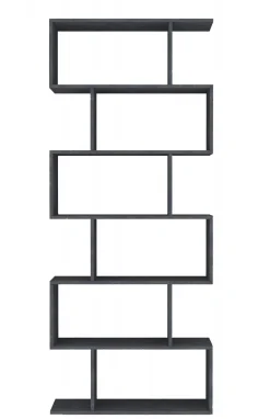 Libreria 5 ripiani ardesia 80x192h cm - Alowha