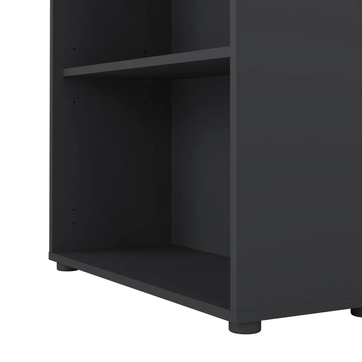 Libreria 4 ripiani grigia 79x204h cm - Penh