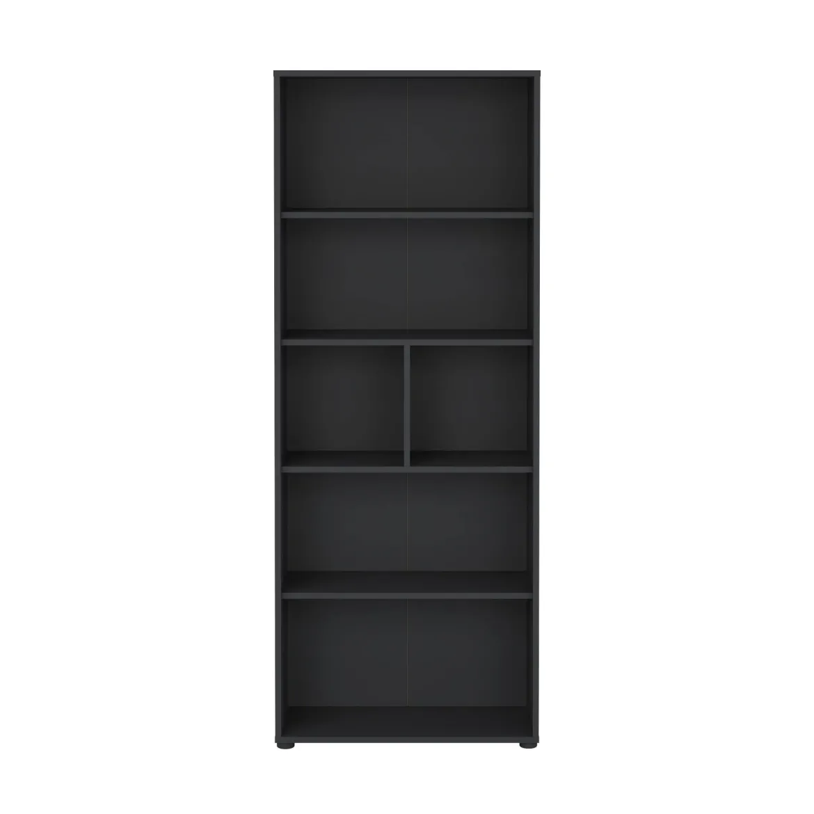 Libreria 4 ripiani grigia 79x204h cm - Penh