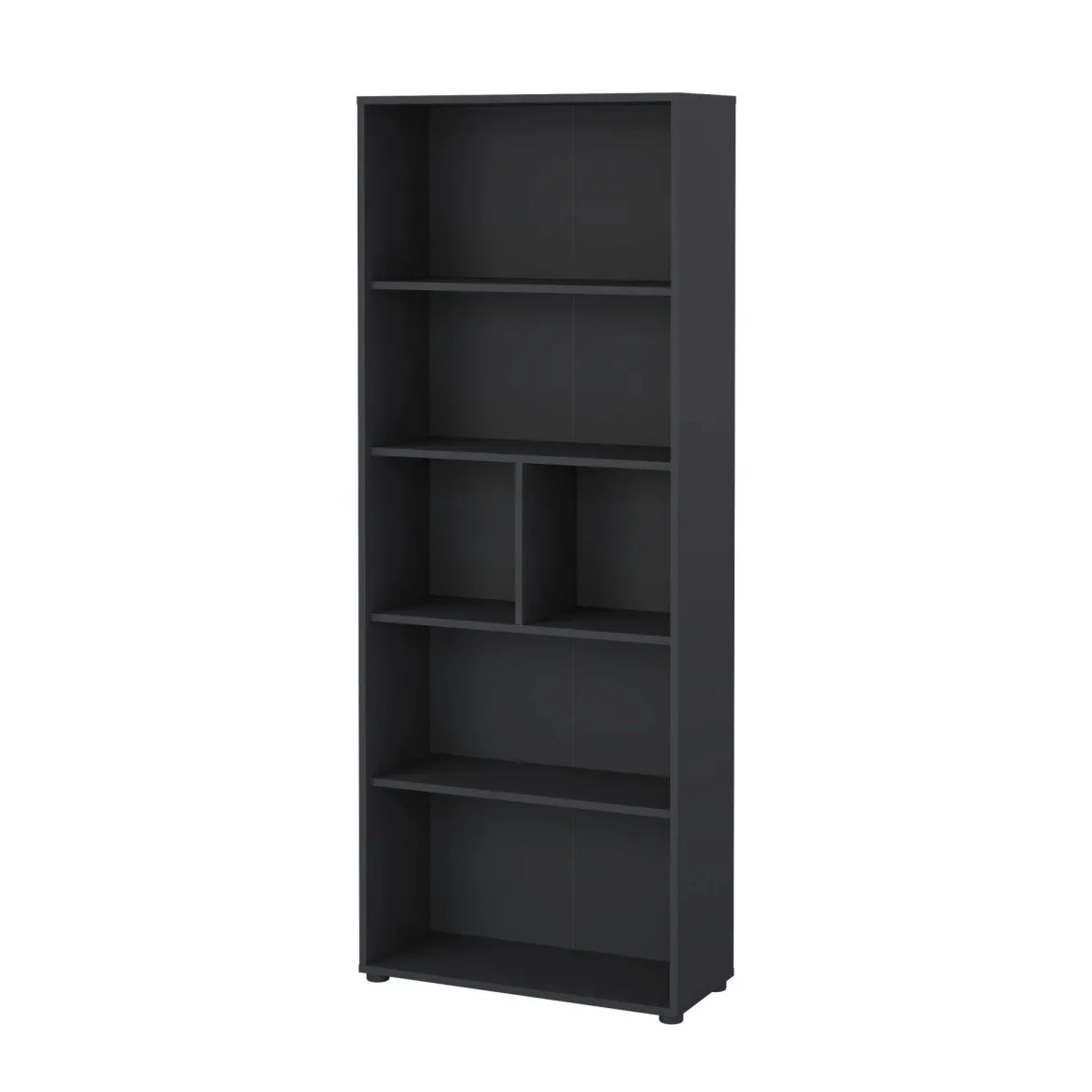 Libreria 4 ripiani grigia 79x204h cm - Penh