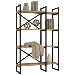 Libreria 4 ripiani quercia 87x138h cm - Desire