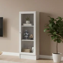 Libreria salvaspazio bianca 52x180h cm - Artico